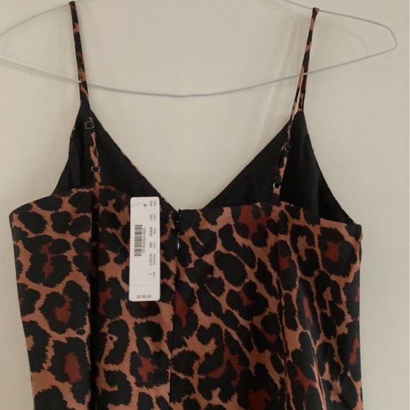 J. Crew Darla Bias Cut Slip Dress in Leopard Brown Size 6 NEW NWT MSRP $128 - Picture 8 of 9